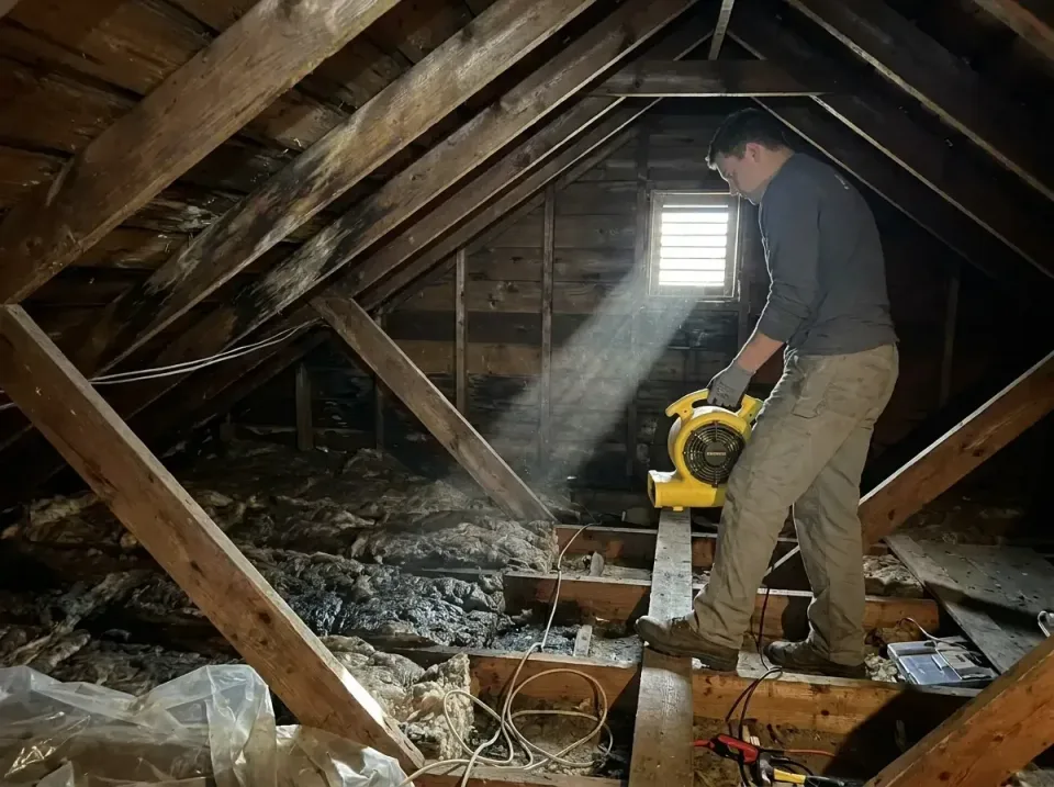 attic-water-damage-drying-proc-007 — frequently asked questions, Emergency Water Extraction & 24/7 Flood Response in Air For…